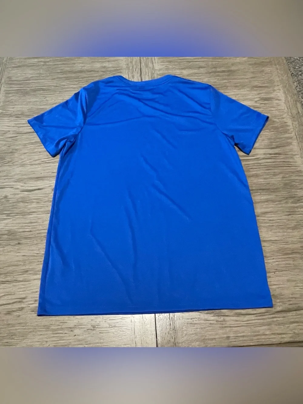 Nike women’s dri-fit tee, royal blue, medium